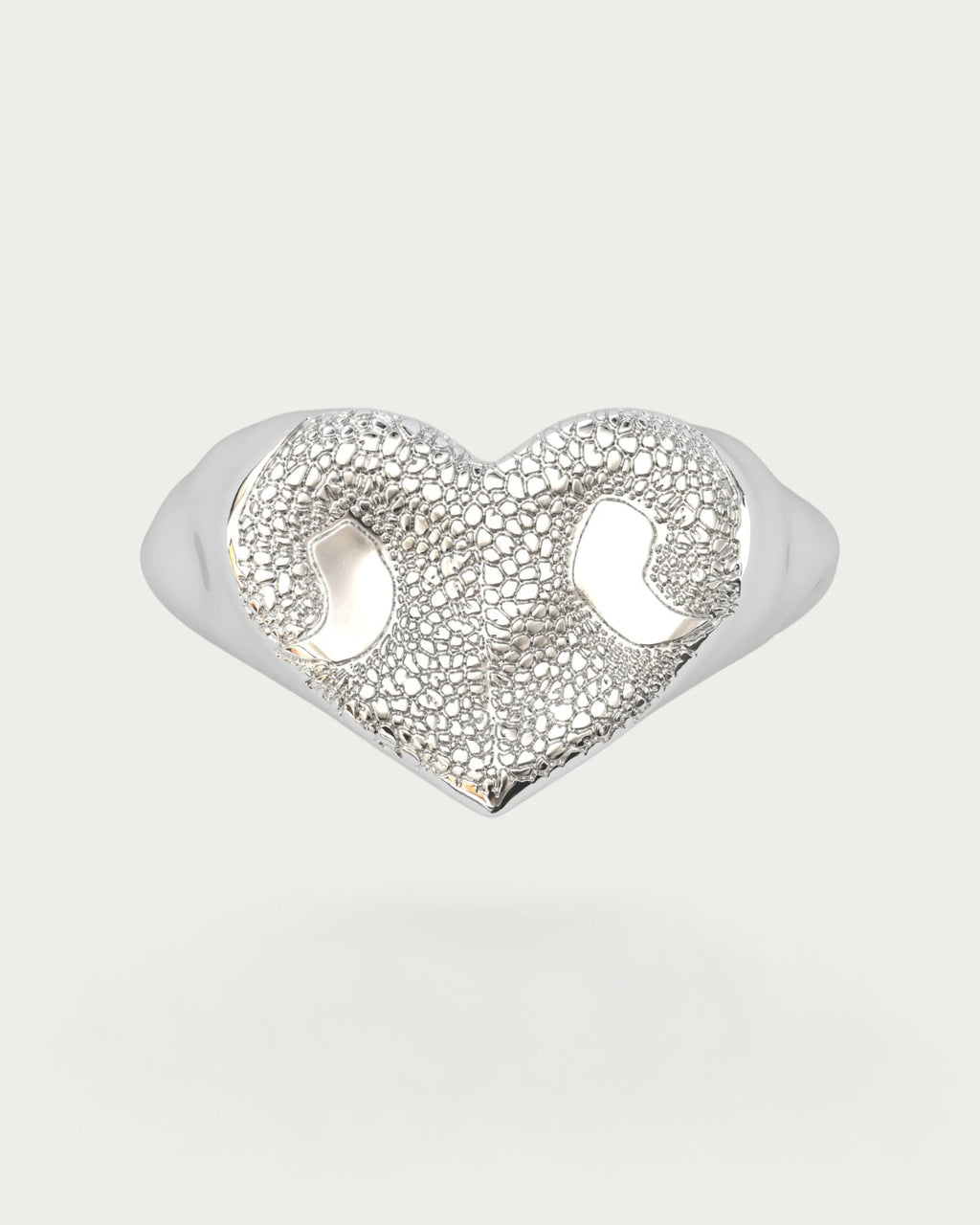 Anillo Huella Nariz Perro o Gato en Plata de Ley