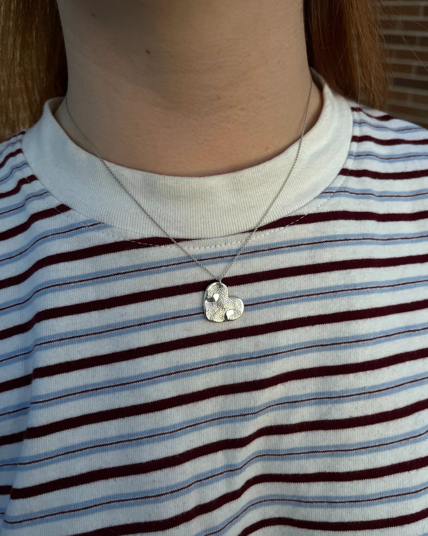 Colgante Huella Nariz Perro o Gato en Plata de Ley