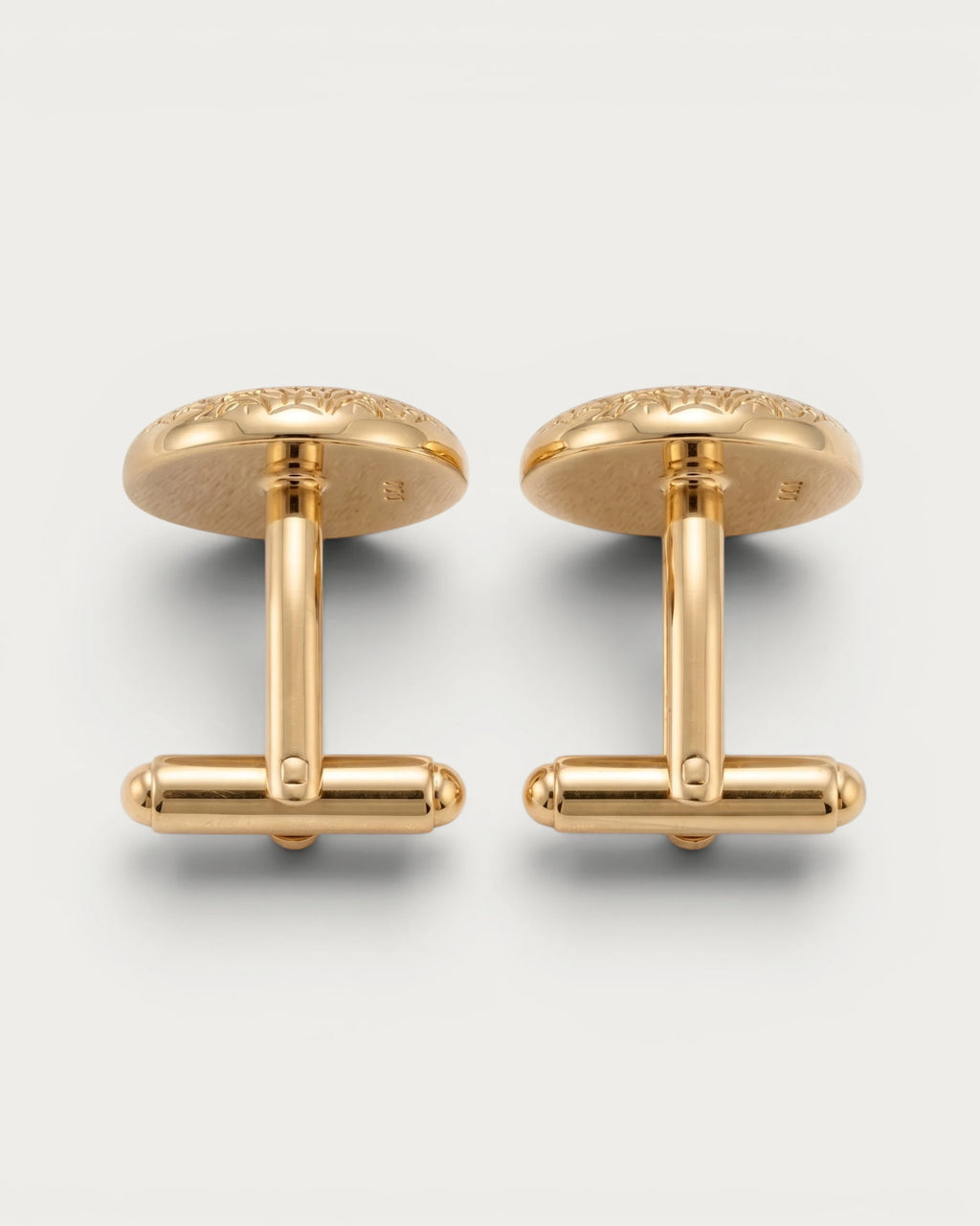 Gemelos de Plata en Baño de Oro Personalizados huella u Hocico
