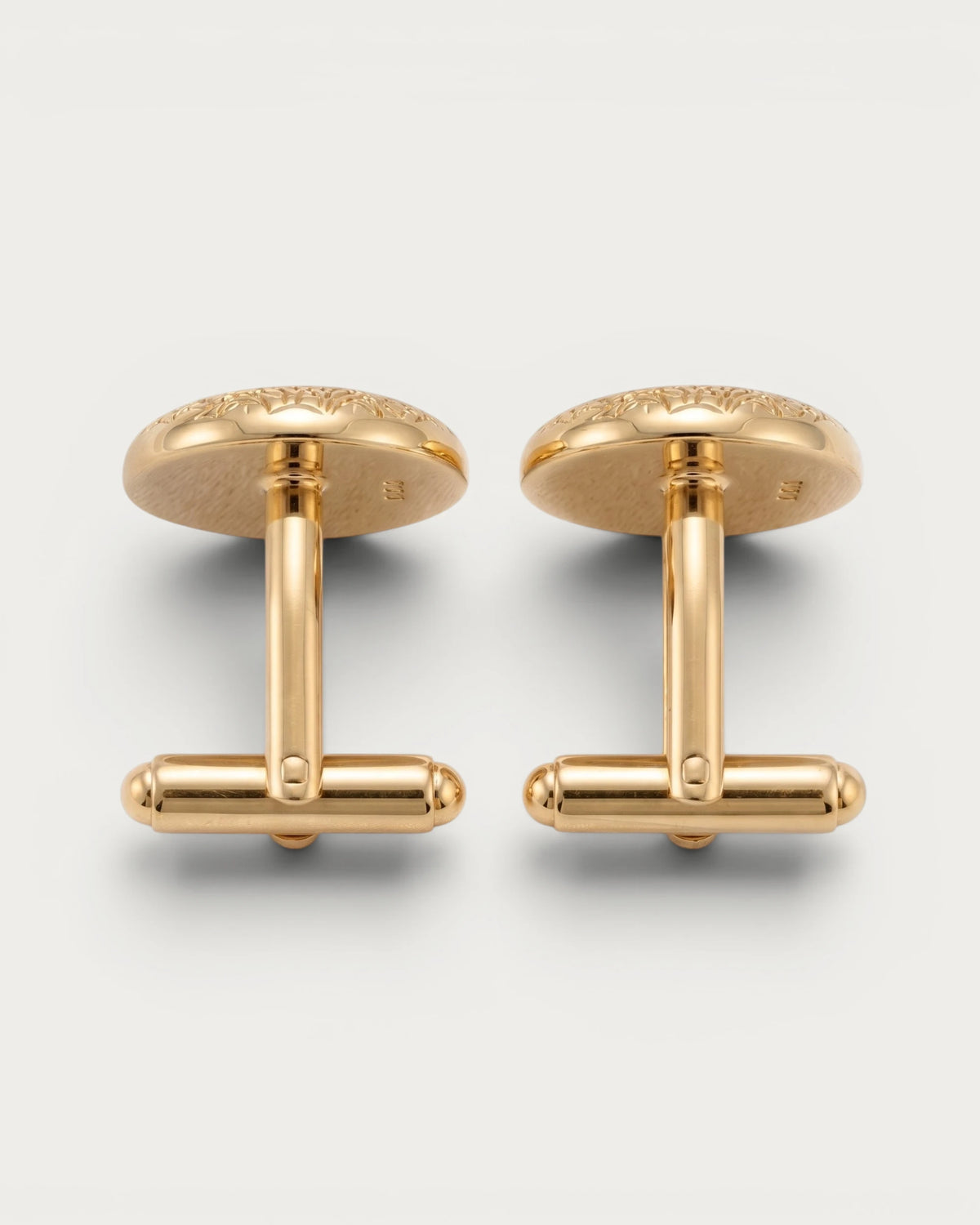 Gemelos de Plata en Baño de Oro Personalizados huella u Hocico