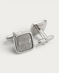 Gemelos de Plata de ley Cuadrados Personalizados huella u Hocico